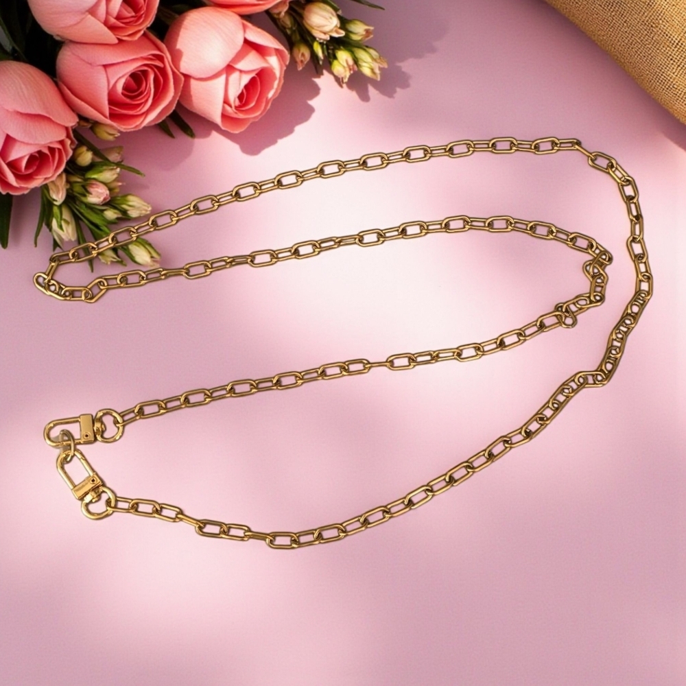 Gold Chain Phone Lanyard